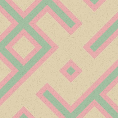 Soyut Geometrik Desen üretken hesaplama sanatı çizimi