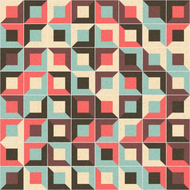 Soyut Geometrik Desen üretken hesaplama sanatı çizimi