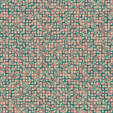 Soyut Geometrik Desen üretken hesaplama sanatı çizimi