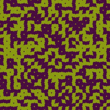 Soyut Geometrik Desen üretken hesaplama sanatı çizimi