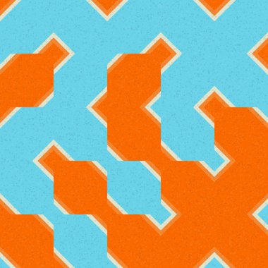 Soyut Geometrik Desen üretken hesaplama sanatı çizimi