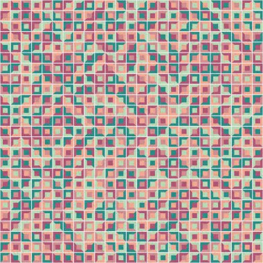 Soyut Geometrik Desen üretken hesaplama sanatı çizimi