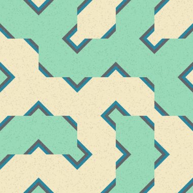 Soyut Geometrik Desen üretken hesaplama sanatı çizimi