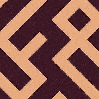 Soyut Geometrik Desen üretken hesaplama sanatı çizimi, labirent taklidi