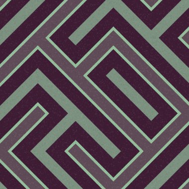 Soyut Geometrik Desen üretken hesaplama sanatı çizimi, labirent taklidi