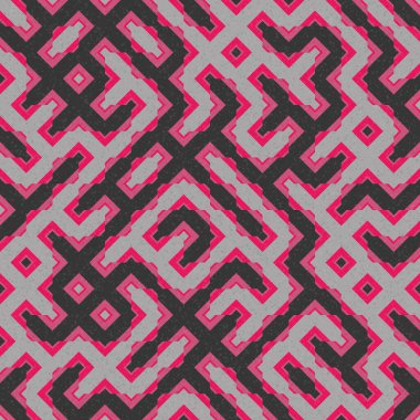 Soyut Geometrik Desen üretken hesaplama sanatı çizimi