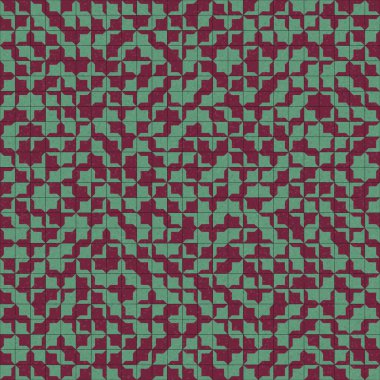 Soyut Geometrik Desen üretken hesaplama sanatı çizimi