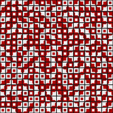 Soyut Geometrik Desen üretken hesaplama sanatı çizimi