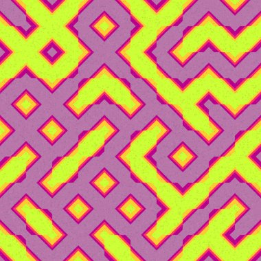 Soyut Geometrik Desen üretken hesaplama sanatı çizimi