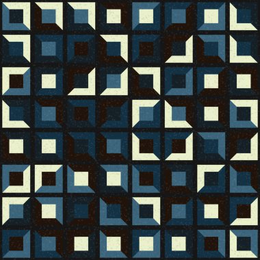 Soyut Geometrik Desen üretken hesaplama sanatı çizimi