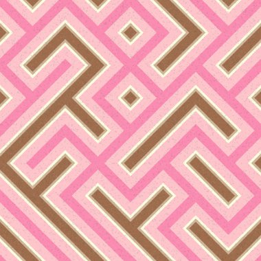 Soyut Geometrik Desen üretken hesaplama sanatı çizimi, labirent taklidi