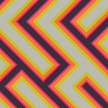 Soyut Geometrik Desen üretken hesaplama sanatı çizimi, labirent taklidi