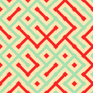 Soyut Geometrik Desen üretken hesaplama sanatı çizimi