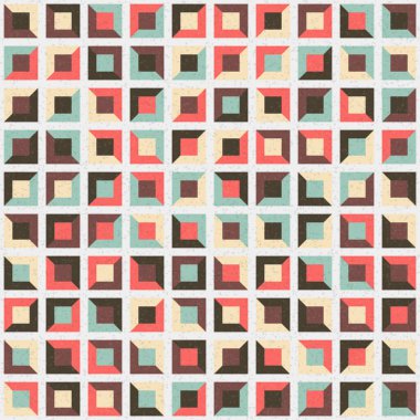 Soyut Geometrik Desen üretken hesaplama sanatı çizimi