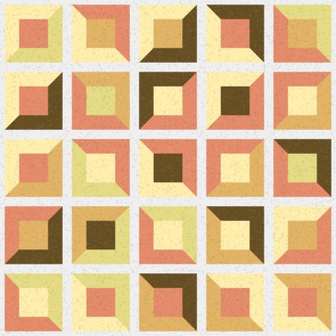 Soyut Geometrik Desen üretken hesaplama sanatı çizimi