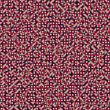 Soyut Geometrik Desen üretken hesaplama sanatı çizimi