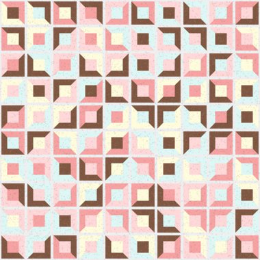 Soyut Geometrik Desen üretken hesaplama sanatı çizimi