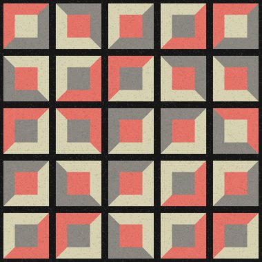 Soyut Geometrik Desen üretken hesaplama sanatı çizimi