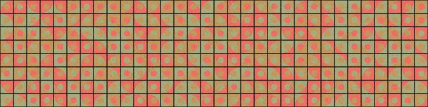 Soyut Geometrik Desen üretken hesaplama sanatı çizimi