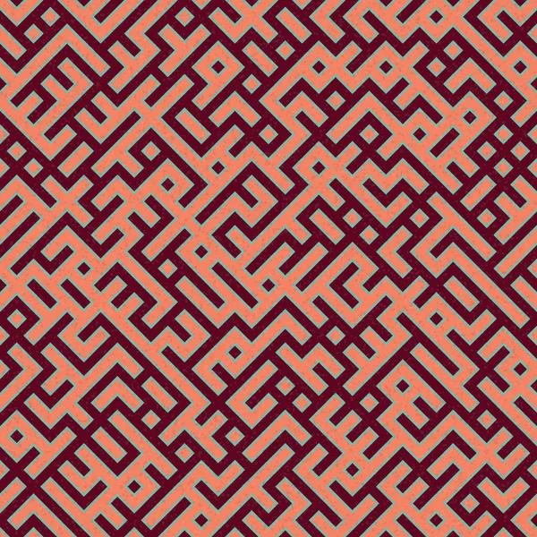 Soyut Geometrik Desen üretken hesaplama sanatı çizimi, labirent taklidi