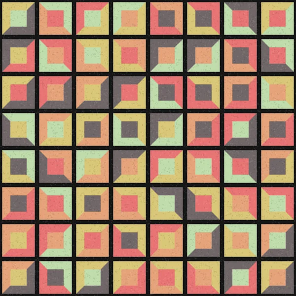 Resumen Del Patrón Geométrico Ilustración Arte Computacional Generativo — Vector de stock