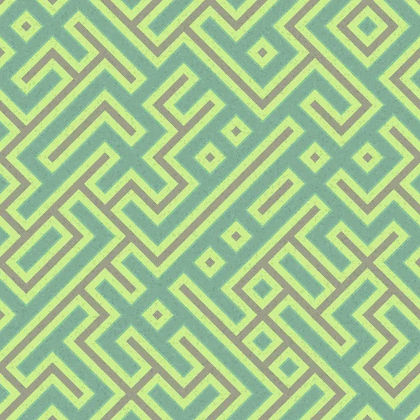 Abstraktes Geometrisches Muster Generative Computergrafik Illustration Labyrinthimitation — Stockvektor