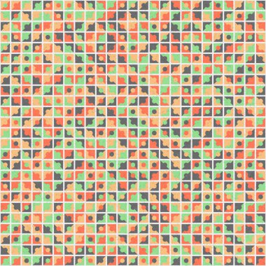 Soyut Geometrik Desen üretken hesaplama sanatı çizimi