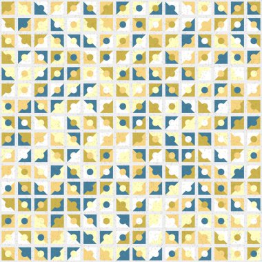 Soyut Geometrik Desen üretken hesaplama sanatı çizimi