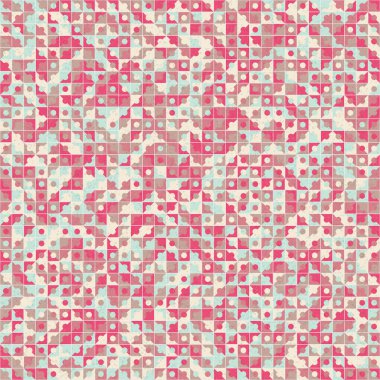 Soyut Geometrik Desen üretken hesaplama sanatı çizimi