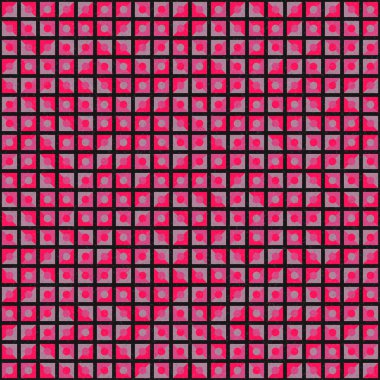 Soyut Geometrik Desen üretken hesaplama sanatı çizimi