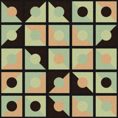 Soyut Geometrik Desen üretken hesaplama sanatı çizimi