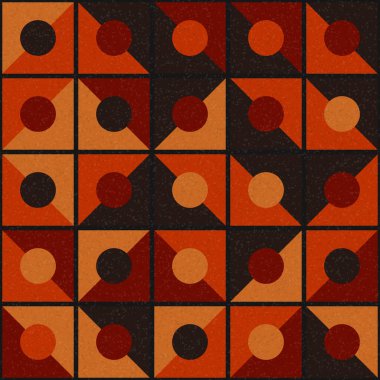 Soyut Geometrik Desen üretken hesaplama sanatı çizimi