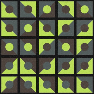 Soyut Geometrik Desen üretken hesaplama sanatı çizimi