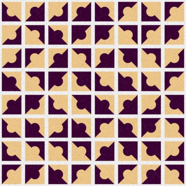 Soyut Geometrik Desen üretken hesaplama sanatı çizimi