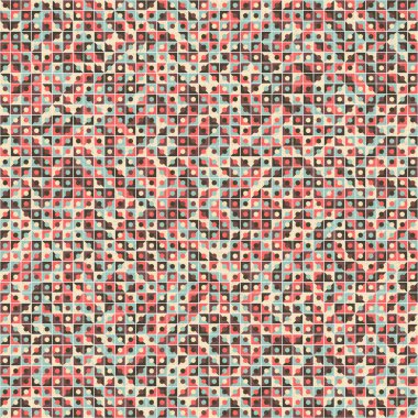 Soyut Geometrik Desen üretken hesaplama sanatı çizimi