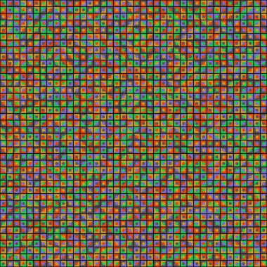 Soyut Geometrik Desen üretken hesaplama sanatı çizimi