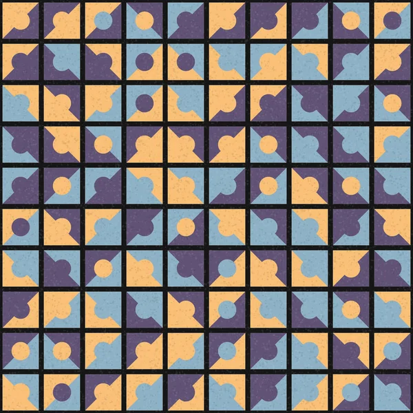 Resumen Del Patrón Geométrico Ilustración Arte Computacional Generativo — Vector de stock