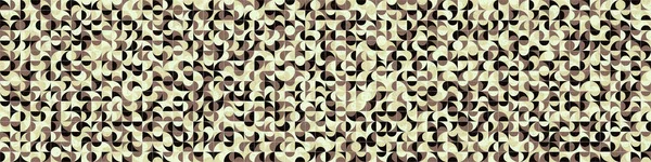 Abstrakte Geometrische Muster Generative Computergestützte Kunstillustration — Stockvektor