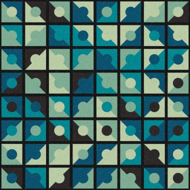 Soyut Geometrik Desen üretken hesaplama sanatı çizimi