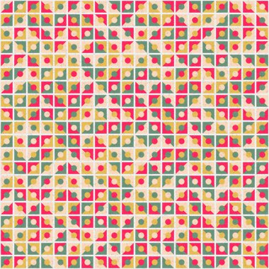 Soyut Geometrik Desen üretken hesaplama sanatı çizimi