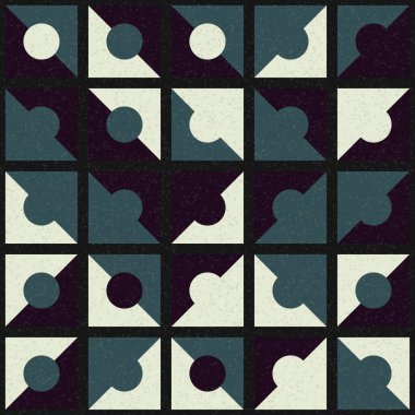 Soyut Geometrik Desen üretken hesaplama sanatı çizimi