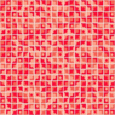 Soyut Geometrik Desen üretken hesaplama sanatı çizimi