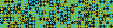 Soyut Geometrik Desen üretken hesaplama sanatı çizimi