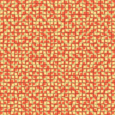 Soyut Geometrik Desen üretken hesaplama sanatı çizimi