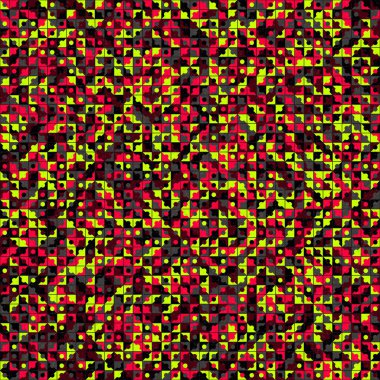 Soyut Geometrik Desen üretken hesaplama sanatı çizimi