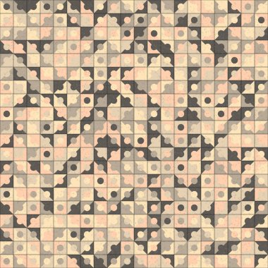 Soyut Geometrik Desen üretken hesaplama sanatı çizimi