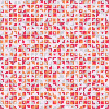 Soyut Geometrik Desen üretken hesaplama sanatı çizimi