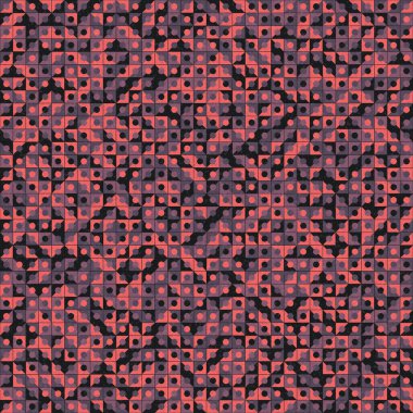 Soyut Geometrik Desen üretken hesaplama sanatı çizimi