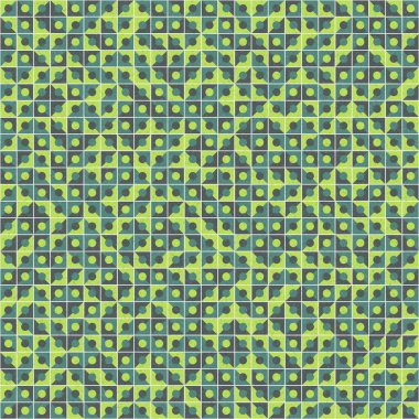 Soyut Geometrik Desen üretken hesaplama sanatı çizimi