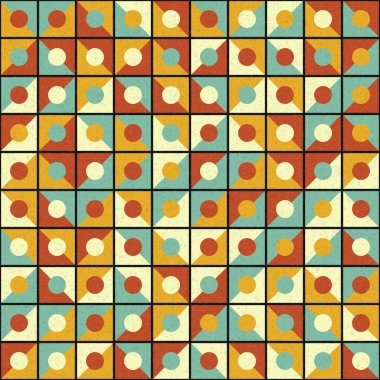 Soyut Geometrik Desen üretken hesaplama sanatı çizimi